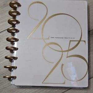 2025 Planner with Gold Accents
